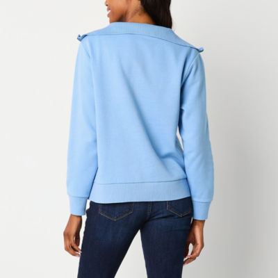 St. John's Bay Womens Long Sleeve Sweatshirt