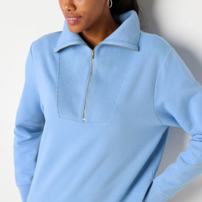 St. John's Bay Womens Long Sleeve Sweatshirt