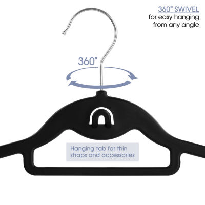 Megagoods Rubber Non Slip With Hanging Tab 30-pc. Hangers