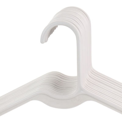 Megagoods Plastic With Notched Shoulders 50-pc. Hangers