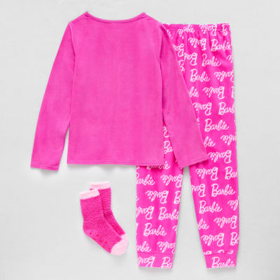 Little & Big Girls 3-pc. Barbie Pajama Set