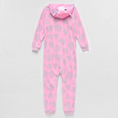 Little & Big Girls Microfleece Squishmallows Long Sleeve One Piece Pajama