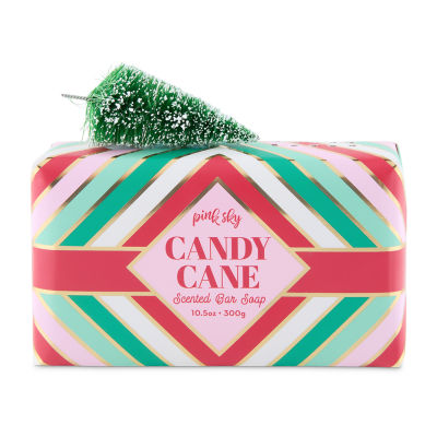 Pink Sky Holiday Candy Cane Car Bar Soap