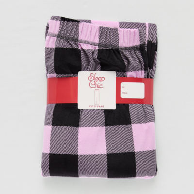 Sleep Chic Womens Fleece Plus Pajama Pants