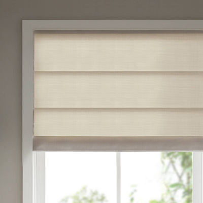 Madison Park Galen Matte Cordless Room Darkening Roman Shade