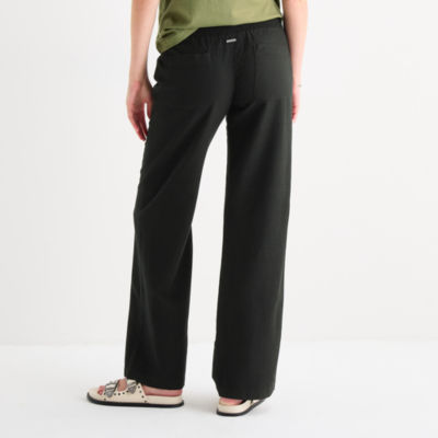 Hurley Womens Juniors Straight Low Rise Pull-On Pant