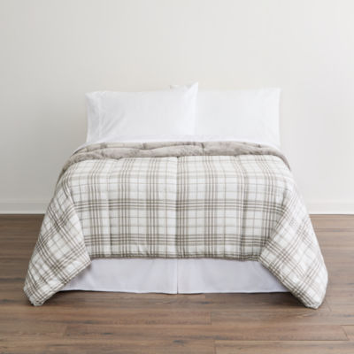Home Expressions Plush Ultra Soft Down Alternative Reversible Comforter