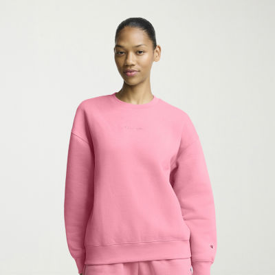Champion Womens Powerblend Crew Neck Long Sleeve Sweatshirt