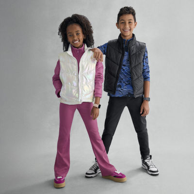 Xersion Little & Big Kid Girls Heavyweight Puffer Vest