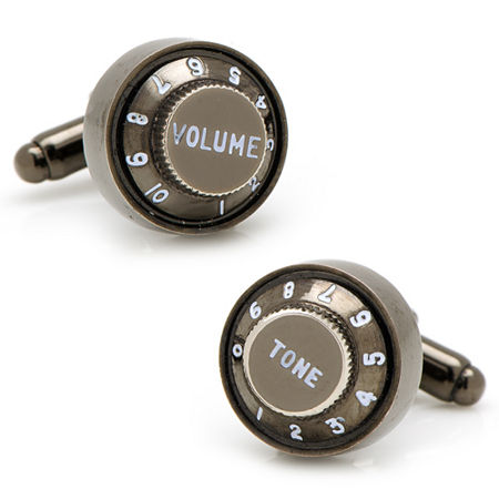 Cufflinks, One Size, Black