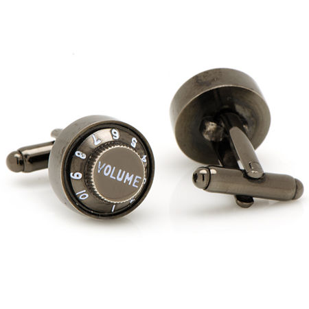 Cufflinks, One Size, Black