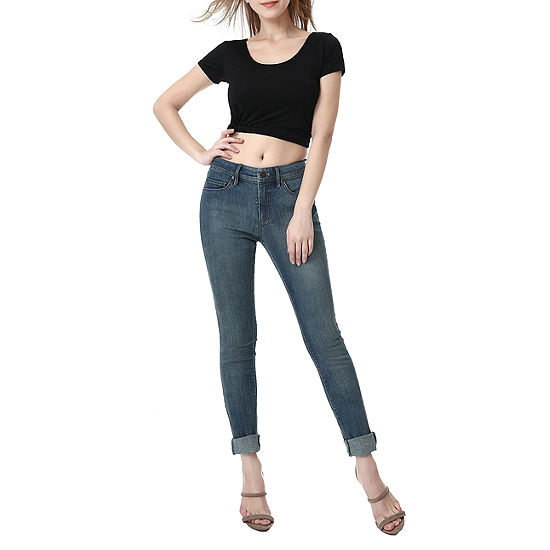 phistic Women's Vanessa Zip Front Skinny Jeans