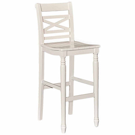 Asher Counter Stool, One Size, White