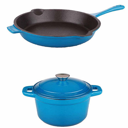 BergHOFF Neo Cast Iron Set 3pc, One Size, Blue