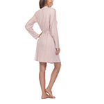 White Mark Womens Pajama + Robe Sets 3-pc. Sleeveless V-Neck