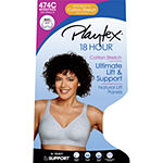 Playtex 18 Hour Cotton Stretch Ultimate Lift & Support Wireless Full Coverage Bra Us474c