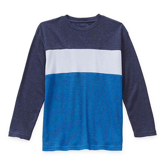 Thereabouts Little & Big Boys Crew Neck Long Sleeve Thermal Top