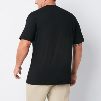 St. John's Bay Super Soft Big and Tall Mens Crew Neck Short Sleeve T