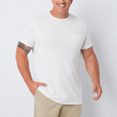 St. John's Bay Super Soft Mens Crew Neck Short Sleeve Quick Dry Big and Tall T-Shirt