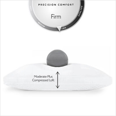 Fieldcrest Luxury Down Chamber Firm Support Pillow