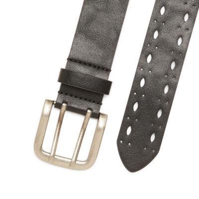 a.n.a Double Prong Edge Perforated Womens Belt