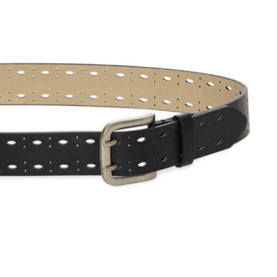 a.n.a Double Prong Edge Perforated Womens Belt