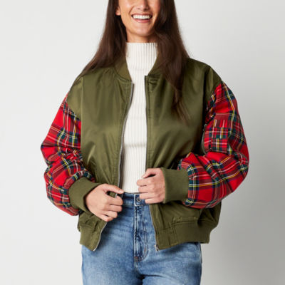 Jcpenney bomber hot sale jacket womens