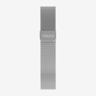 Itouch Itouch Air 4 Band Unisex Adult Silver Tone Watch Band Jmta4