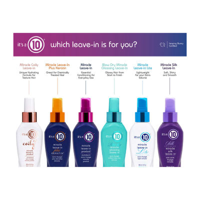 It's a 10 Miracle Plus Keratin Leave In Conditioner 10 oz.