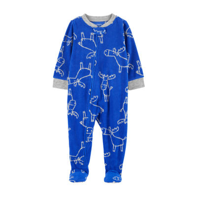 Carter's Baby Boys Long Sleeve Footed One Piece Pajama