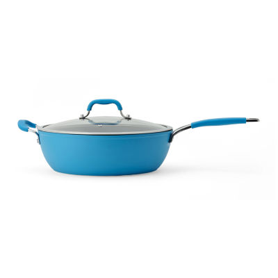 5.5 Quarts Non-Stick Aluminum Saute Pan with Lid