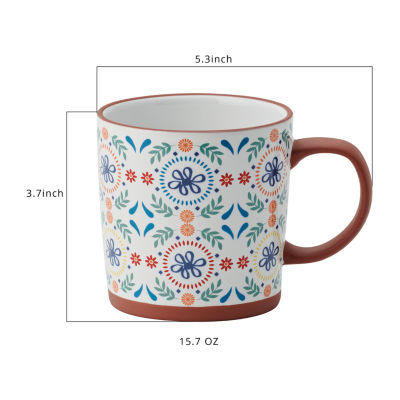 Mesa Mia Chapala 4-pc. Stoneware Coffee Mug
