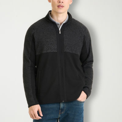 Van Heusen Essential Mens Mock Neck Long Sleeve Sweatshirt