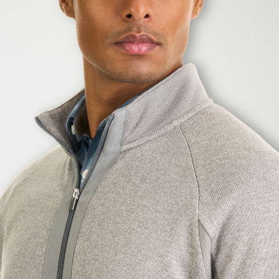 Van Heusen Essential Mens Mock Neck Long Sleeve Sweatshirt