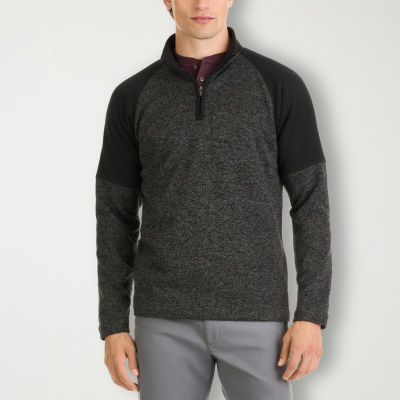 Van Heusen Essential Mens Mock Neck Long Sleeve Sweatshirt