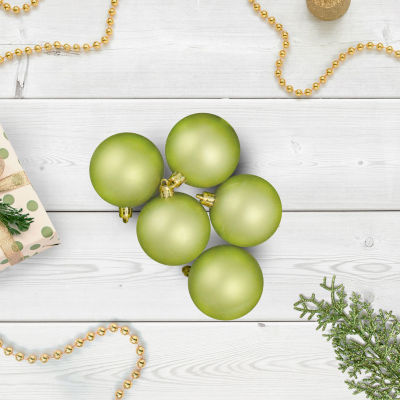 Northlight Matte Kiwi Ball 12-pc. Christmas Ornament