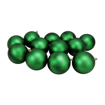 Northlight Matte Ball 12-pc. Christmas Ornament