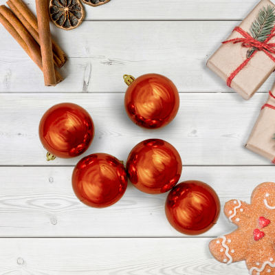 Northlight Burnt Orange Ball 60-pc. Christmas Ornament