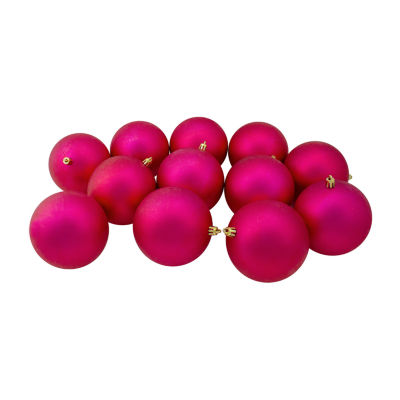 Northlight Matte Ball 12-pc. Christmas Ornament