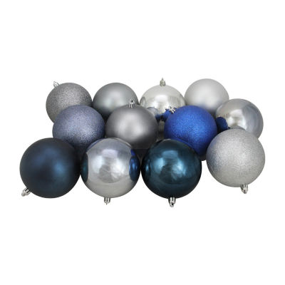 Northlight 3-Finish Ball 12-pc. Christmas Ornament