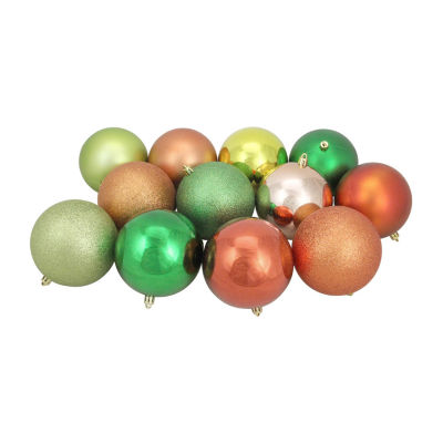 Northlight 3-Finish Ball 12-pc. Christmas Ornament