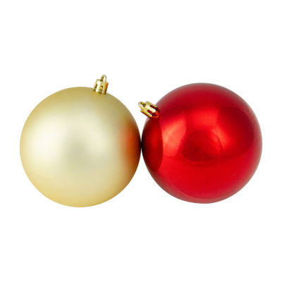 Northlight Multi 2-Finish Ball 50-pc. Christmas Ornament