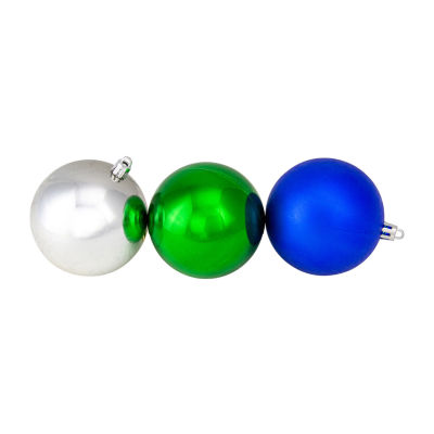 Northlight Multi 2-Finish Ball 50-pc. Christmas Ornament