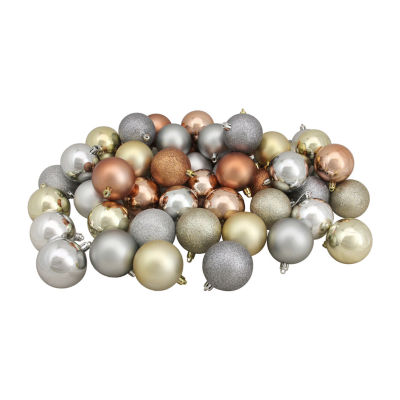 Northlight 3-Finish Ball 60-pc. Christmas Ornament