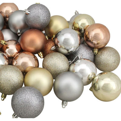 Northlight 3-Finish Ball 60-pc. Christmas Ornament