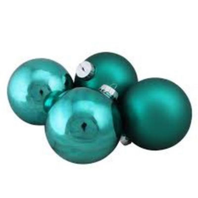 Northlight 2-Finish Ball 72-pc. Christmas Ornament