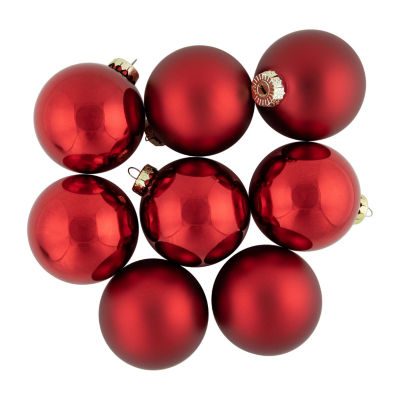 Northlight Red Glass Ball 96-pc. Christmas Ornament