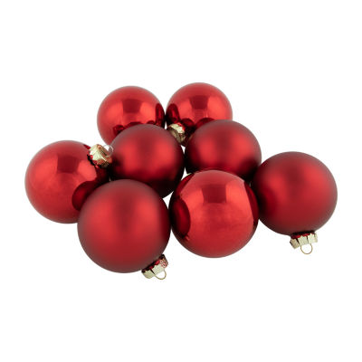 Northlight Red Glass Ball 96-pc. Christmas Ornament