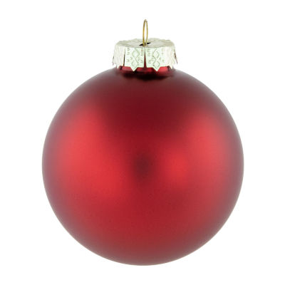Northlight Red Glass Ball 96-pc. Christmas Ornament