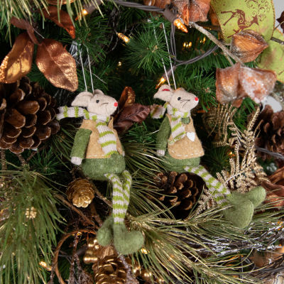 Northlight Boy And Girl Mice 2-pc. Christmas Ornament